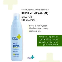 Cece MED Kuru Yıpranmış ve Boyalı Saçlar İçin Şampuan 300 ml 5907506531005 - 2