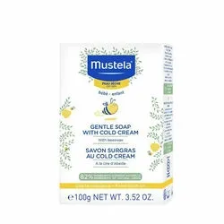 Mustela Cold Cream İçeren Temizleyici Sabun 100 gr 3504105036102 - 1