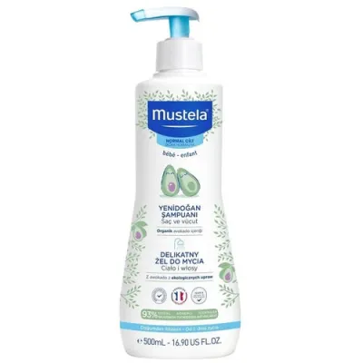 Mustela Gentle Cleansing Gel Yenidoğan Şampuanı 500 ml 3504105035792 - 1